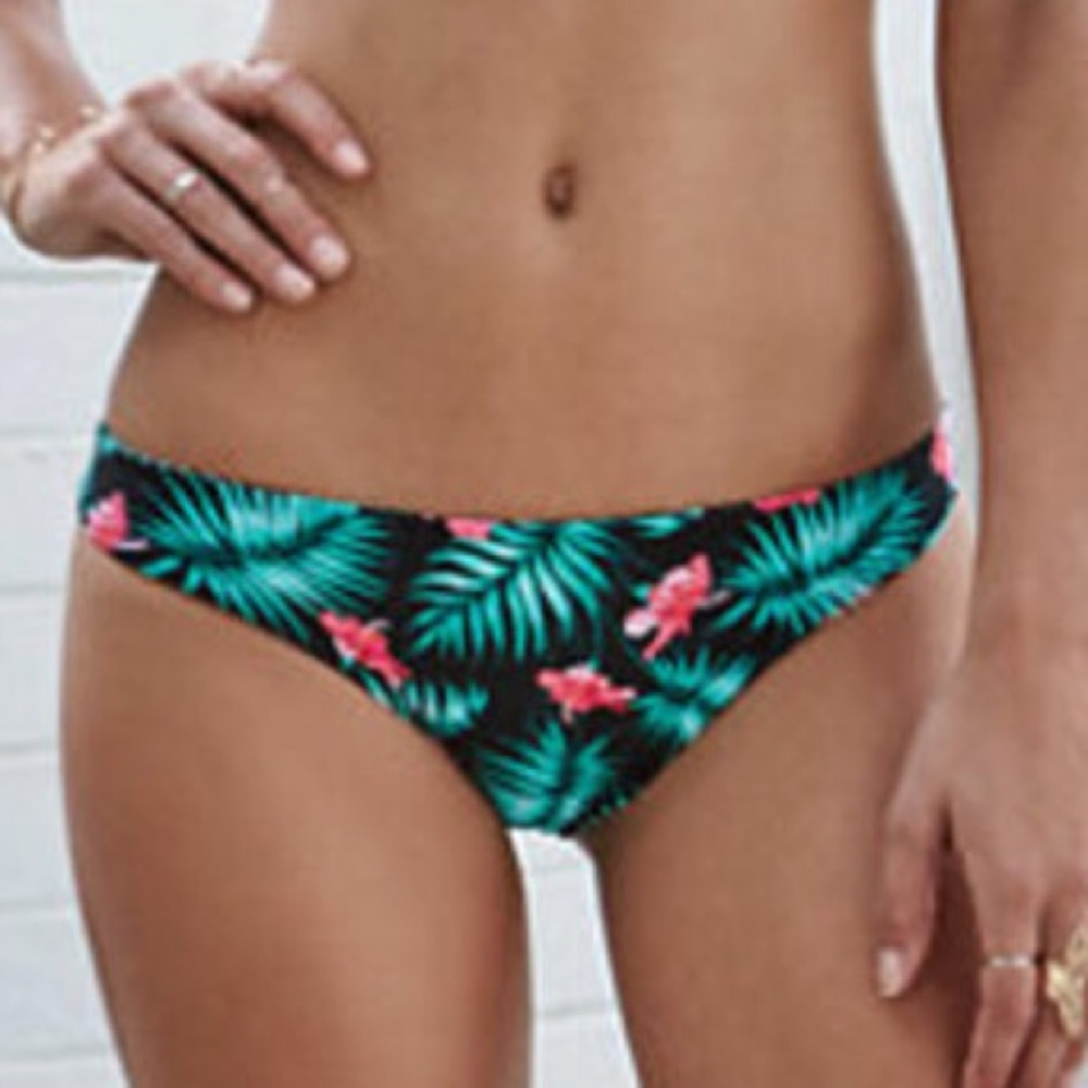 Young & Reckless Tropical Print Bikini Bottom